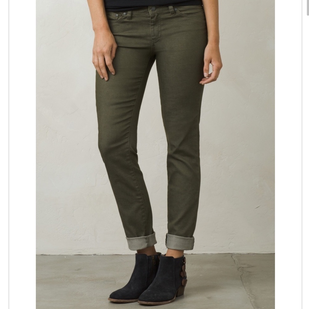 Prana Kayla Jean Cargo Green NWT